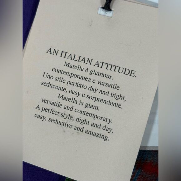 NWT MARELLA Rank Green Plaid Luxury Designer Party Wedding Mini Wrap Dress 2 - Picture 6 of 15